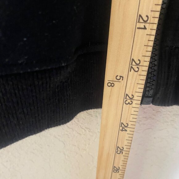 True Religion Hoodie Jacket Youth L 14-16 Black Sherpa Lined Zip-Up - Picture 9 of 11